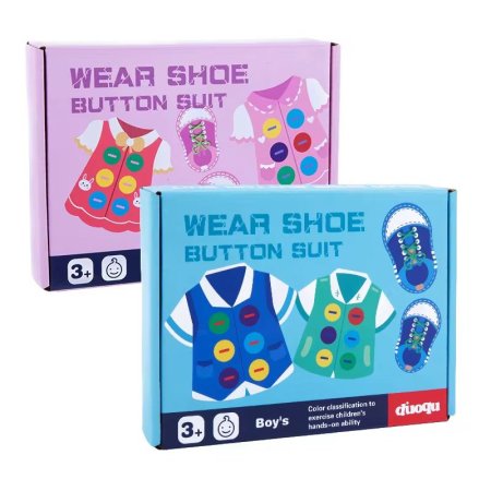 Wear shoe -Button suit